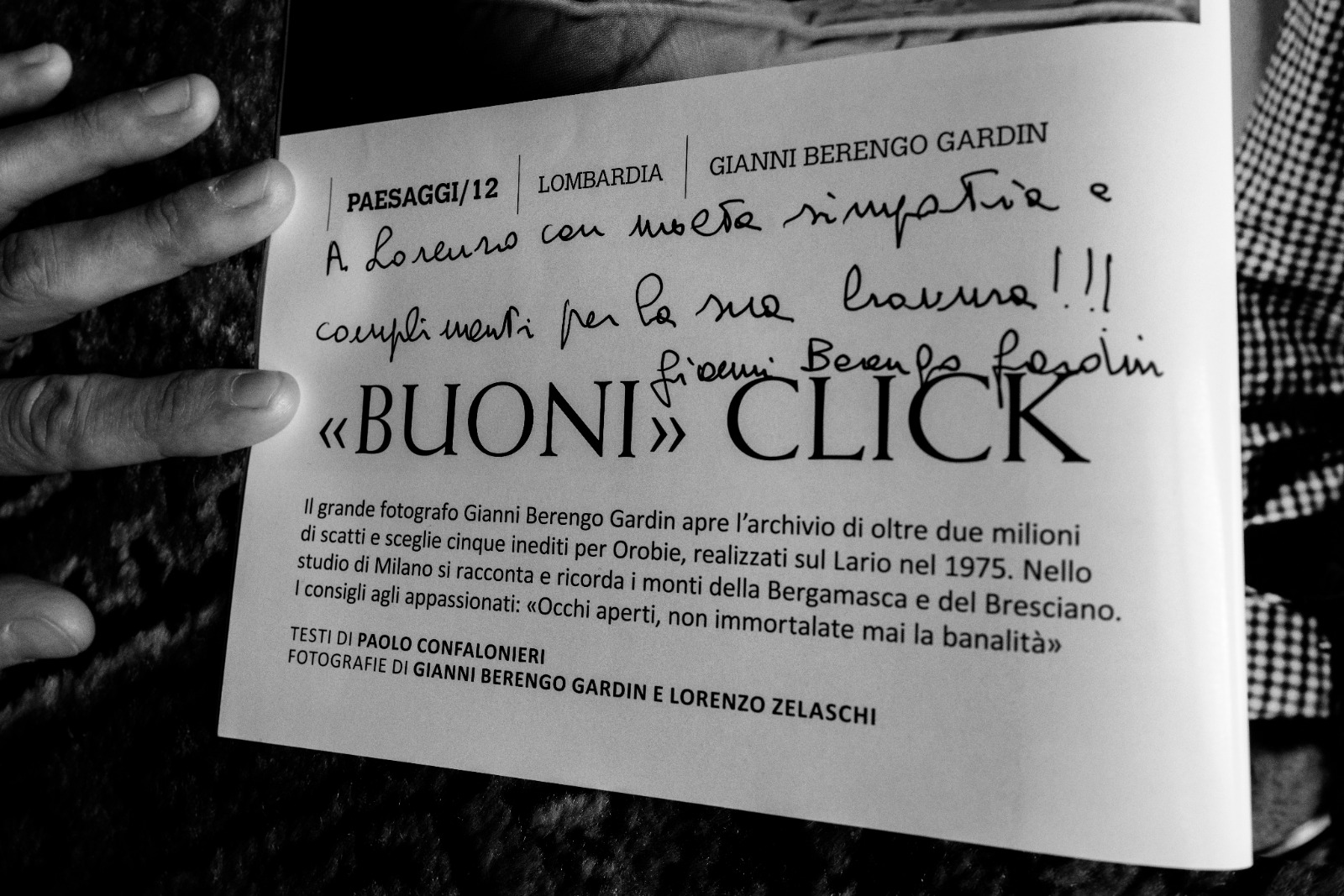 Dedica di Gianni Berengo Gardin